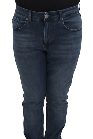 Hacker Denim Hacker Dmctekstil Erkek Y852 Yüksek Bel Normal Kesim Boru Paça Jean Pantolon Lacivert