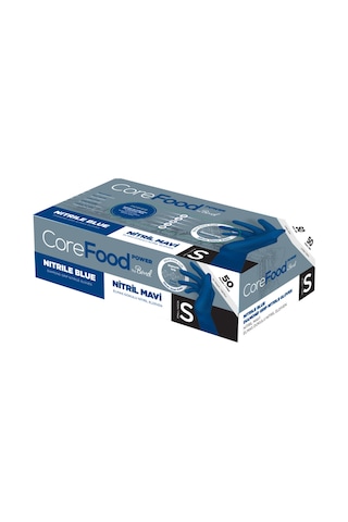 Nitril Mavi Power Pudrasız Muayene Eldiveni S- 1 Paket 50 Li