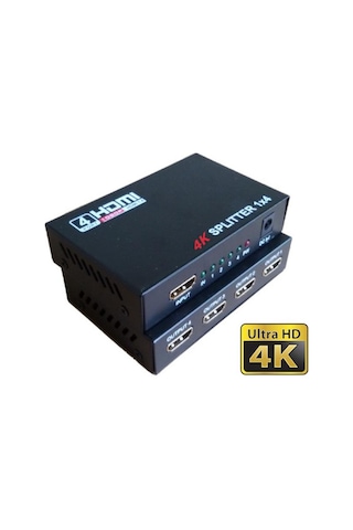 Gplus 4KHD104 4 Port 4K Ultra HD HDMI Splitter Çoklayıcı