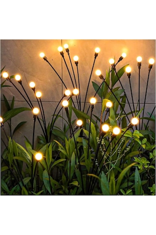 Colcutee Güneş Ateşböceği Işıkları, 4'lü Paket 40 Led Solar Bahçe Işıkları, Güneş Enerjili Sallanan Bahç Diğer