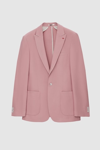 Twn Slim Fit Gül Kurusu Armürlü Uçan Blazer Kumaş Ceket 4ef04zb024092 Gül Kurusu