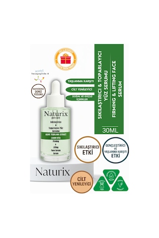 Naturix Sıkılaştırıcı ve Toparlayıcı Yüz Serumu 30 ML