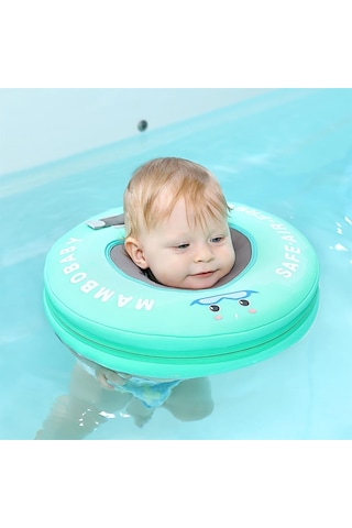 Mambobaby Boyun Destekli Yüzme Simidi - Yeşil