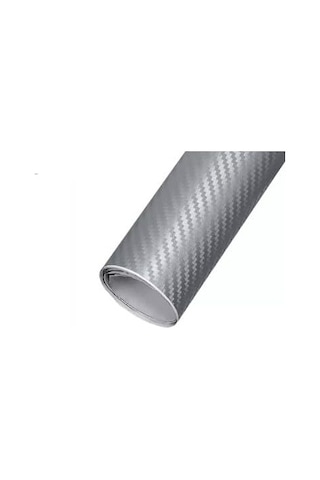 Hava Kanallı Gri Karbon Araba Kaplama Folyosu 152 Cm X 50 Cm