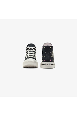 Converse Chuck Taylor All Star Eva Lift Polka Dots Çocuk Siyah Platform Sneaker A12609c Siyah
