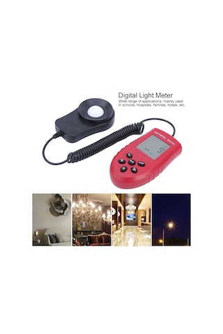 Ximistore9 Hs1010a Dijital Işık Ölçer, Yüksek Hassasiyetli Otomatik Aralık, Fc/lx Ölçümü, Abs Malzeme, Taşınabilir Fotonometre