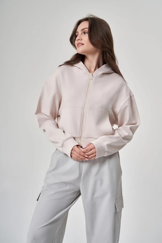 Exuma Kadın Fermuarlı Kum Rengi Sweatshirt 1529109-kum Kum