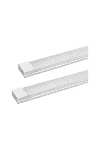 Zmr 80w 120 Cm Kristal Beyaz Led Bant Armatür 6500k 2 Li Paket Belirtilmemis