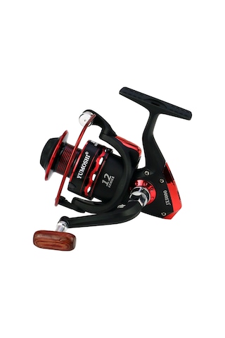 Sones Yumoshı Jx3000 Ahşap Saplı Metal Başlıklı Olta Makarası Döndürme Tekerleği