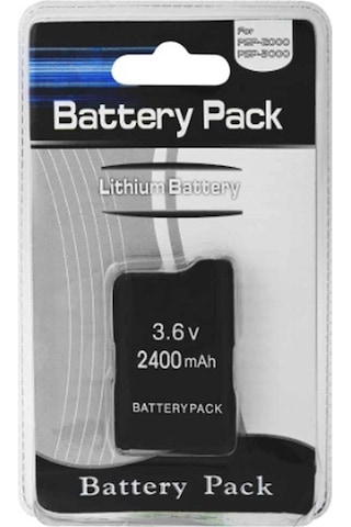 Psp Portable 2000/3000 Serisi 2400mah Yüksek Kapasite Batarya