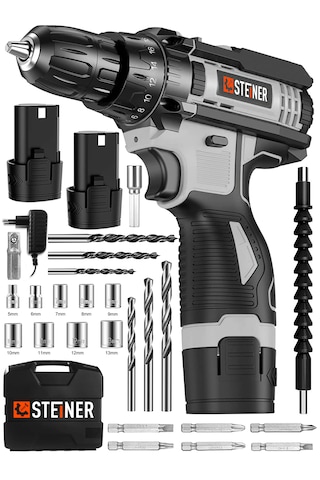 Steiner AR-128VF Li-ion G Çift Akülü Şarjlı Vidalama