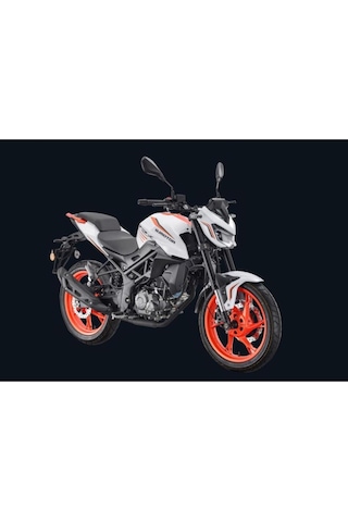 Qj Motor TRX 12 Motosiklet Beyaz - Turuncu