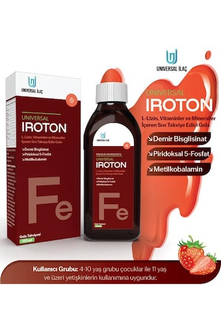 Universal Iroton Takviye Edici Gıda 150 ML