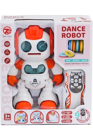 606-30 Kumandalı Disk Atan Robot -can Oyuncak