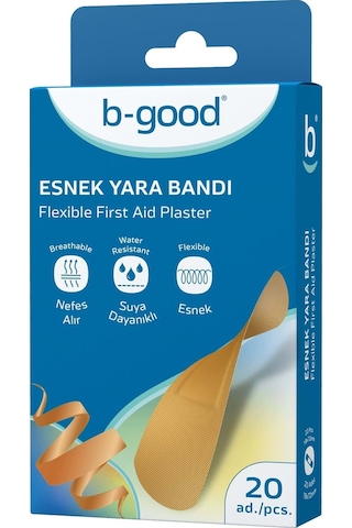 B-good Esnek Suya Dayanıklı Yara Bandı 20 Adet