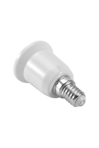 E14'ten E27'ye Uzatma Tabanı Led Cfl Ampul Lamba Adaptörü Dönüştürücü Vida Soketi