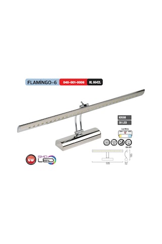 Horoz Flamingo-6 6w Led Li Tablo Ayna Aplik Ilık Beyaz I Beyaz Horoz Flamingo-6 6w Led Li Tablo Ayna Aplik Ilık Beyaz I Beyaz