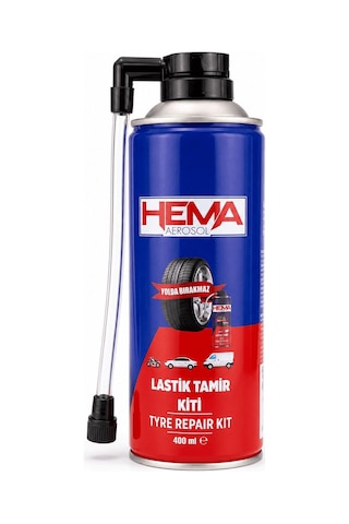 Oto Lastik Tamir Kiti - Universal Büyük Boy 400 Ml