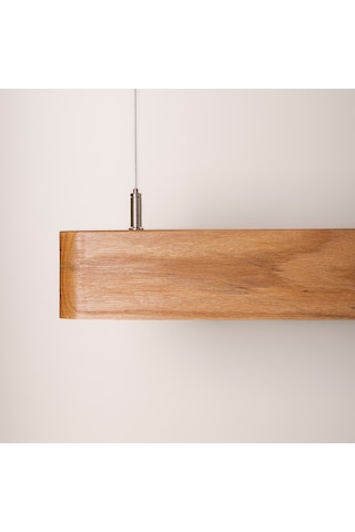 Soft Modern Ahşap Aydınlatma - Led Sarkıt Avize Ahşap - Meşe