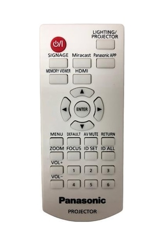 Panasonic Projektör Projeksiyon Kumandası