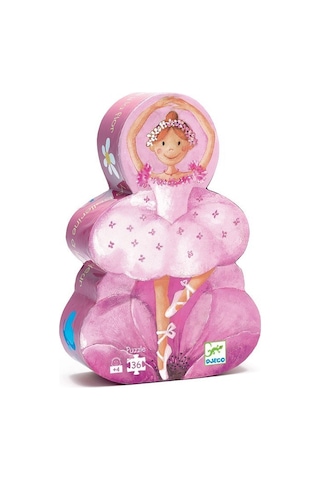 Djeco Dekoratif Puzzle 36 Parça/The Ballerina With The Flower