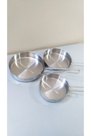 Paslanmaz Çelik Sos Tavası 3lü Sığ Tava Seti 12-14-16cm Filinta S