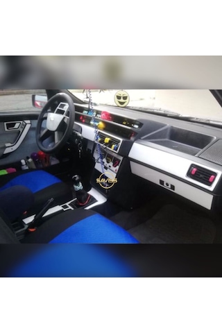 Fiat Tempra Tipo Özel Kalıp Full Set Beyaz Torpido Maun Kaplama, Konsol Kaplama (BEYAZ)