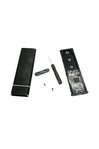 Aogo Ngff/m.2 Nvme Ssd Kutu 2 Si 1 Arada Usb C 10 Gbps Alimunyum