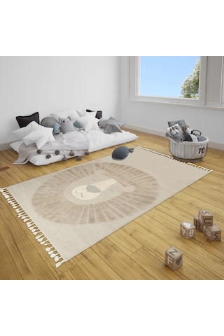 Dolce Vita Halı Kids 478 Lion Çocuk Odası Halısı Bej