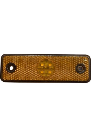 24v Yan Sinyal Lambası Dorse Side Marker 4 Ledli Turuncu 98 32 Mm