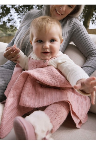 Kız Bebek Triko Battaniye Pembe 9942 Pembe