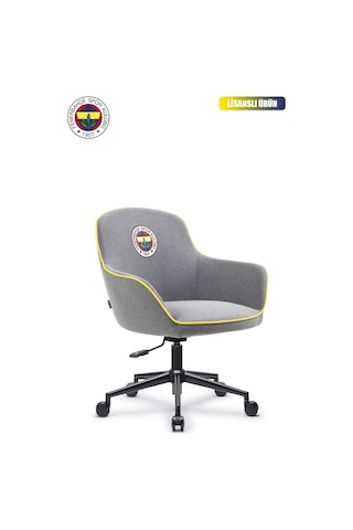 Fanchair X Fenerbahçe Icon Gri Kumaş Çalışma Koltuğu-80
