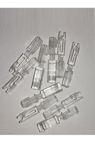 Akıllı Dikey Perde Pimi H Tip Değiştirelebilir Vagon Uyumlu 20 Adet