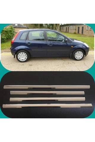 Ford Fiesta Krom Cam Çıtası 2002-2008 4 Parça
