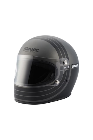 Blauer 80s Kapalı Motosiklet Kaskı Siyah