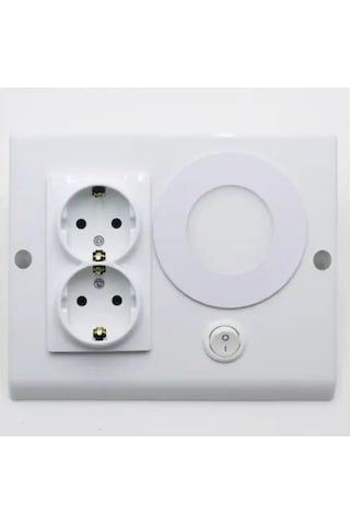 Mutfak Dolap Altı & Tezgah Altı 3 W Beyaz Led Aydınlatma ve  Prizi