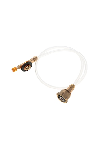 Yifomall B Tipi Dış Mekan Çalışma Aleti Gaz Tankı Doldurma Valfi - 60cm Borulu Gaz Yenileme Adaptörü Siyah