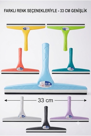 33 Cm Cam Çekçek Camsil Cam Temizleme Aparatı Karışık/Çok Renkli