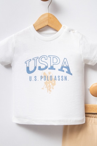 U.S. Polo Assn. Erkek Bebek Beyaz Takım Usb2291-c-v1 Beyaz