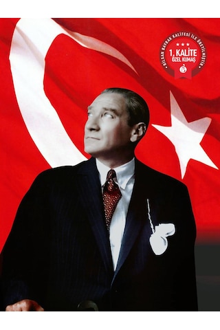 Atatürk Bayrağı 400x600 Cm - Raşel Kumaş 1. Kalite No2 400 x 600 CM