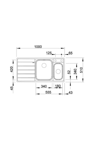 Blanco Eviye 522104 Axis Iıı 6 S-If Paslanmaz Çelik