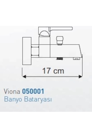 Siyam Viona Banyo Bataryası Krom
