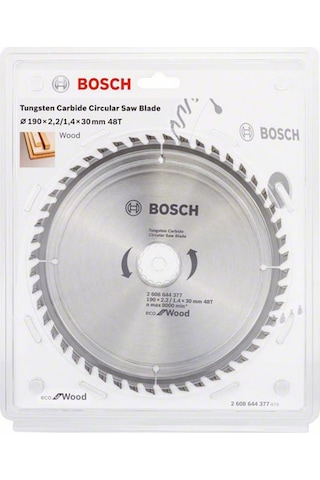 Bosch Optiline Eco 190x30 mm 48 Diş Daire Testere Bıçağı - 2608644377
