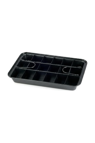 Deconox 18 Bölmeli Kare Kesim Brownie Ve Kek Kalıbı - Yanmaz, Yapışmaz Ve Çizilmez Karbon Çelik Fırın Tepsisi Diğer