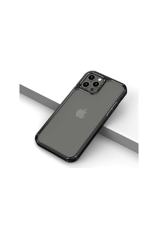 Apple Uyumlu iPhone 12 Pro Uyumlu Zore Roll Kılıf-siyah Siyah -