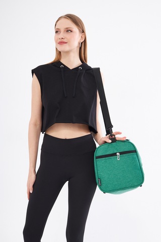 Superbag Seyahat Spor Çantası Yeşil Kadın Erkek Unisex Yeşil - Siyah