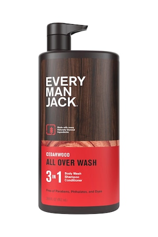 Every Man Jack Cedarwood 3 Ü 1 Arada Şampuan Saç Kremi Ve Duş Jeli 852ml Tüm Saç Tipleri