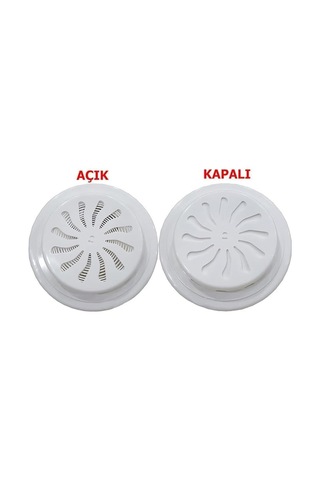 2 Adet Doğalgaz Ayarlı Cam Menfezi/aç-kapa Soğuk Havayı Minimize Etmeye Yardımcı Olur