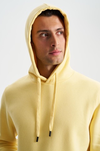 AR-MA Arma Şık Erkek Regular Fit Basic 3 İplik Şardonlu Kanguru Cepli Kapüşonlu Sweatshirt 001