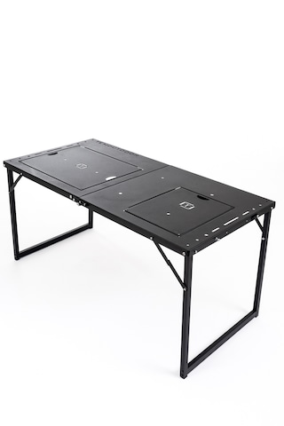 Temoutdoor Smart Table Xl Akıllı Kamp Masası - Standart Donanım Siyah